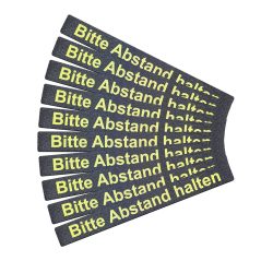 Bitte Abstand halten, LxB 100 x 800 mm