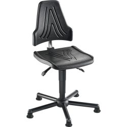meychair Arbeitsdrehstuhl Workster Komplex XXL ESD, PU-Schaum, Bodengleiter