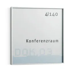 Türschild New Age, HxBxT 150 x 150 x 5 mm