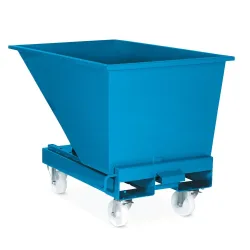 Rollensatz für Kippbehälter mit automatischer Auslösung, Vollgummi, Ø 160 mm