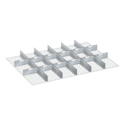 Trennwand, für Schrankmaße 1023 x 725 mm, für Schubladenhöhe 100 mm LISTA