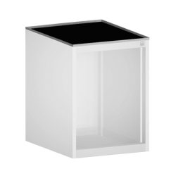Abrollrand inklusive Schrankauflage für bott cubio Schubladenschrank, B×T 1.050 × 650 mm