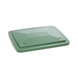 Deckel für CRAEMER Grossbehälter aus Polyethylen, für Volumen 400 Liter, grün