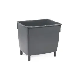 CRAEMER Grossbehälter aus Polyethylen, 210 Liter, basaltgrau