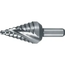 RUKO Stufenbohrer Bohrber.4-30mm HSS Spiralnut