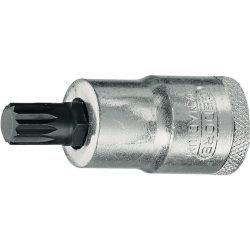 Steckschlüsseleinsatz INX 19 1/2 Zoll Innen-Vielzahn M14