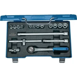 Steckschlüsselsatz 30 GMU-3 17-tlg.3/8 Zoll SW 6-19mm Z.72 6KT GEDORE