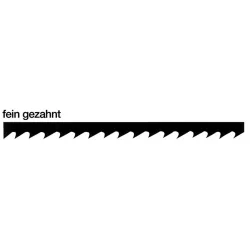 Laubsägeblatt Finis L.13cm Nr.5 (MITTEL) f.MET