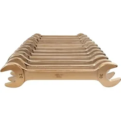 Doppelmaulschlüsselsatz 12-tlg.SW6-32mm Aluminium-Mehrstoff-Bronz