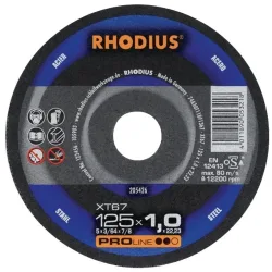 RHODIUS Trennscheibe XT67 D125x1mm ger.STA Bohr.22,23mm