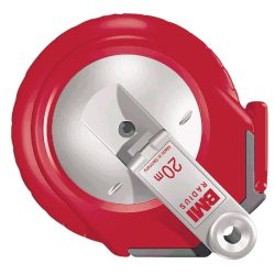 BMI Kapselbandmass RADIUS L.10m Band-B.13mm A mm/cm EG II Ku.weiss Stahlmassband