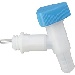 Ablasshahn mit Breitgewinde 22 mm für Kanister, natur