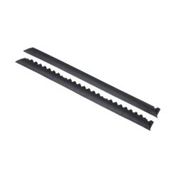 Kantenleisten für NoTrax Bodenplatten-Stecksystem Montage-Arbeitsplätze, weiblich, BxL 50 x 910 mm, schwarz