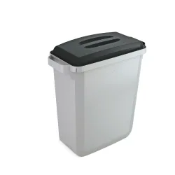 DURABLE Abfall- und Wertstoffbehälter 60 Liter, PP, grau, 1 Stk/VE