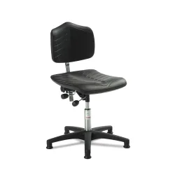 Global Stole A/S Arbeitsdrehstuhl Premium, Sitzhöhe 520-710 mm, Bodengleiter, Kunststoffbasis