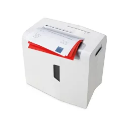 HSM shredstar X8 Aktenvernichter 8 Blatt Partikelschnitt 4.5 x 30 mm P-4 18 l Vernichtet auch Büroklammern, CDs, DVDs,