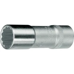 GEDORE Steckschlüsseleinsatz D 19 L 1/2 Zoll 12-kant SW 13mm L.77mm