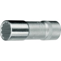 GEDORE Steckschlüsseleinsatz D 19 L 1/2 Zoll 12-kant SW 34mm L.82mm