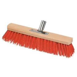 SOREX Besen Elaston L.800mm m.Metallstielhalter Flachholz