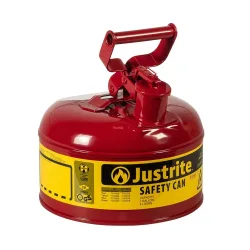 Sicherheitsbehälter aus Stahl, Volumen 4 l, rot Justrite