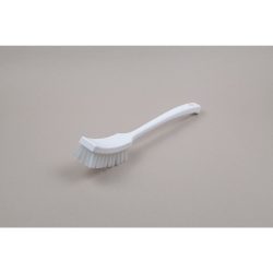Hygiene-Stielbürste, Kunststoff, Polyesterborsten 0.50, hart, 410 mm, transparent