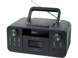 MUSE M-182 DB - DAB+ Radio mit CD und Kassette (DAB, DAB+, FM, Schwarz)