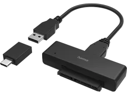 HAMA 200761 - USB-Festplattenadapter (Schwarz)