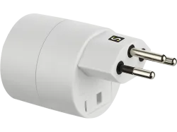 SCHOENENBERGER 7000 - Reiseadapter SCHUKO (Weiss)