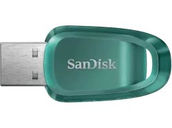 SANDISK Ultra Eco USB-Stick, 64 GB, 100 MB/s, Türkis