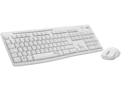 Logitech Tastatur-Maus-Set MK295 White CH-Layout