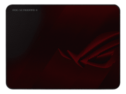 ASUS ROG Scabbard II Medium - Gaming Mauspad (Schwarz/Rot)