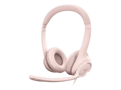 Logitech -  H390 Kopfhörer Kabelgebunden Kopfband BüroCallcenter USB Typ-A Pink