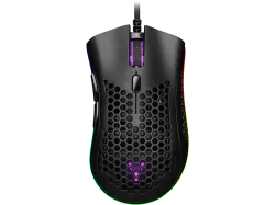 ISY IGM 4500 - Gaming Maus, Kabelgebunden, Optisch mit Laserdioden, 7200 dpi, Schwarz