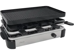 KOENIG B02246 - Raclette-Grill (Schwarz/Silber)