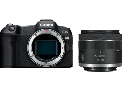 CANON EOS R8 Body + RF 24-50mm F4.5-6.3 IS STM Systemkamera mit Objektiv 24 - 50 mm, 7.5 cm Display Touchscreen, WLAN