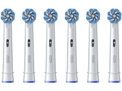 Oral-B Pro Sensitive Clean 6er Ersatzzahnbürsten – Ersatzbürste/Zahnpflege Zubehör – weiss