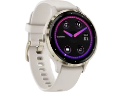 Garmin VENU 3S Elfenbein/Softgold Smartwatch – braun