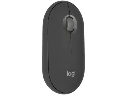 Logitech Pebble Mouse 2 M350s Maus Bluetooth® Optisch Graphit 3 Tasten 400 dpi, 4000 dpi Integriertes Scrollrad
