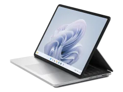 MICROSOFT Surface Laptop Studio 2, Convertible 2 in 1 Laptop, mit 14.4 Display Touchscreen, Intel® Evo? Edition, Core? i7-13700H Prozessor (24 MB Cache, bis zu 5.00 GHz), 16 GB RAM, 512 SSD, Iris® X?, Platin, Windows 11 Home