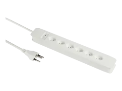 SCHOENENBERGER 805.6.5WS - Steckdosenleiste (Weiss)