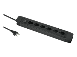 SCHOENENBERGER 805.6.2SZ - Steckdosenleiste (Schwarz)