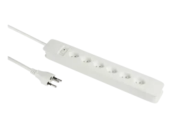 SCHOENENBERGER 805.6.2WS - Steckdosenleiste (Weiss)
