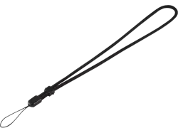 hama 00027836 Handschlaufe, Textil, 22 cm, Schwarz