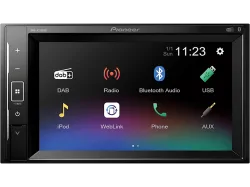Pioneer DMH-A240DAB Doppel-DIN Moniceiver Anschluss für Lenkradfernbedienung, Anschluss für Rückfahrkamera,