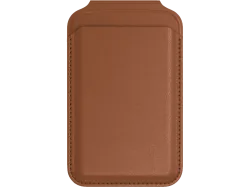 Satechi - Magnetic Wallet-Ständer für iPhone, Braun