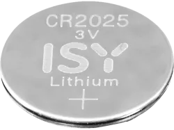 ISY CR2025 3V Lithium 10 Stück - Knopfzellen (Silber)