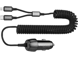 PROMATE PowerDrive-33PDCI QC3.0 - Autoladegerät (Schwarz)