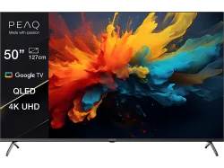 PEAQ PTV 50GQU-5024C TV (Flat, 50 / 126 cm, UHD 4K, Smart TV, Google TV)