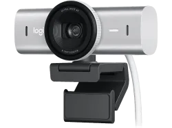 Logitech -  MX Brio 4K Ultra HD Webcam (Hellgrau)
