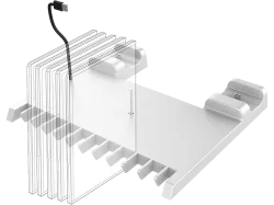 BIG BEN PS5 Stand and Charge - Lade- und Aufbewahrungsstation (Weiss)